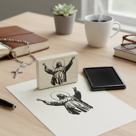 Jesus Rubber Briefmarke Gummistempel