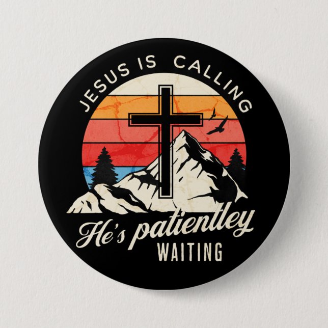 Jesus ruft button (Vorderseite)