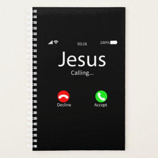 Jesus ruft Christlich Planer