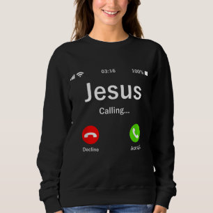 Jesus ruft - Christlich Sweatshirt
