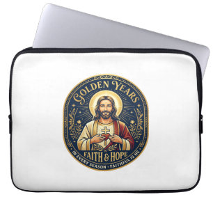 Jesus Ruhestand Vintage-Shirt Christlich Laptopschutzhülle