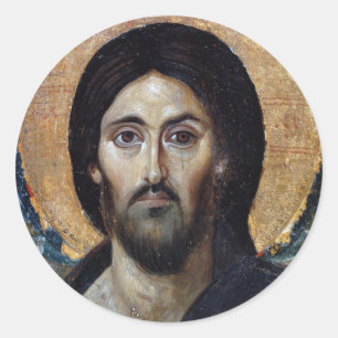 Jesus Runder Aufkleber