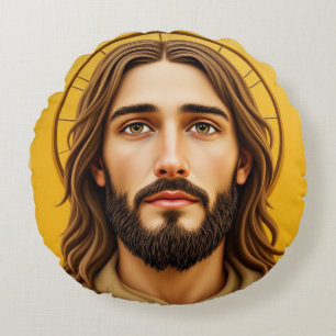 JESUS RUNDES KISSEN