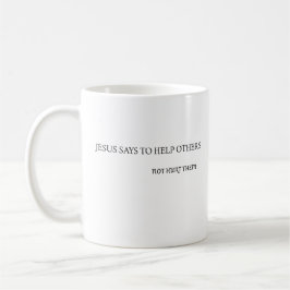 Jesus sagt: kaffeetasse