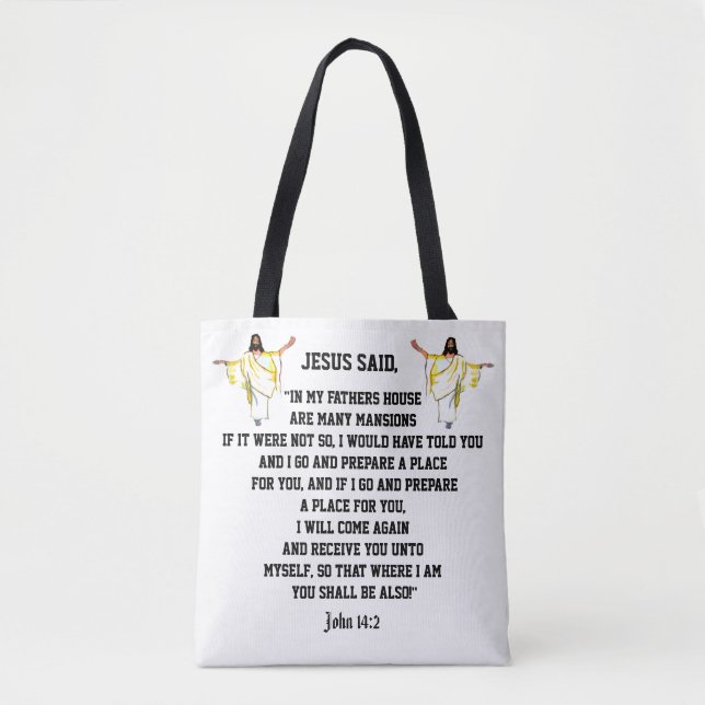 JESUS SAID TOTE BAG (Vorderseite)