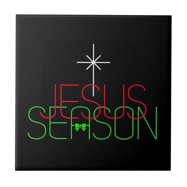 Jesus-Saison Fliese (Vorderseite)