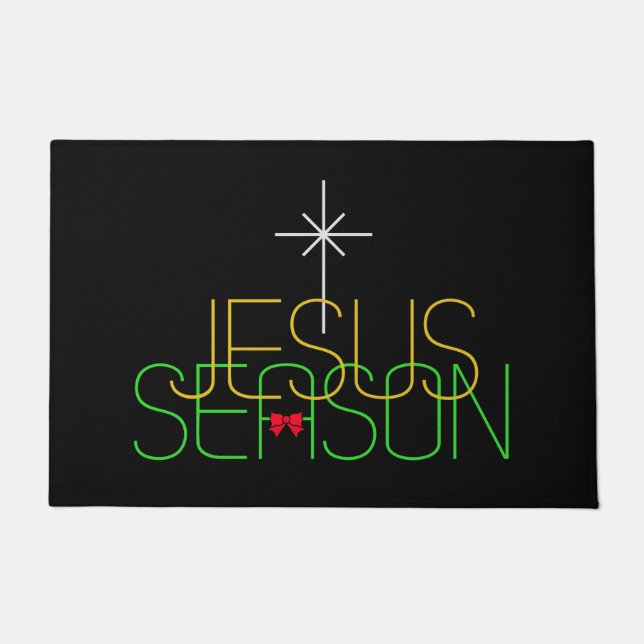 Jesus-Saison Fußmatte (Vorderseite)