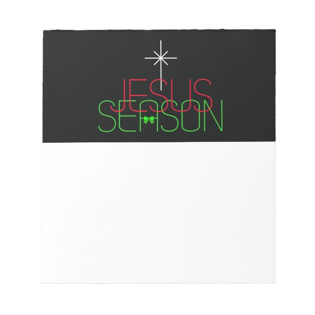 Jesus-Saison Notizblock (Vorderseite)