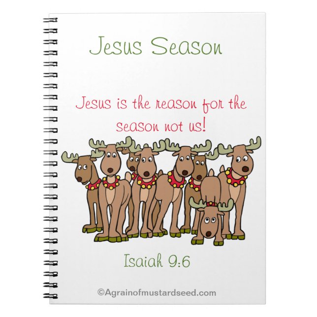 Jesus-Saison Notizblock (Vorderseite)
