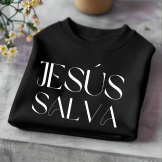 Jesús Salva Christliches Spanisches T-Shirt