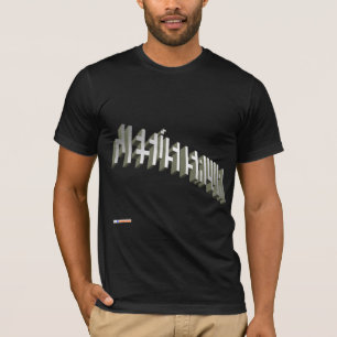 Jesus Salva T-Shirt Silber 3D-Lettering