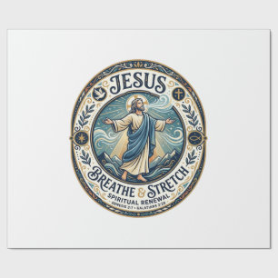 Jesus Sanfte Bewegung Wellness-Shirt Glaubensbasie Geschenkpapier