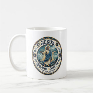 Jesus Sanfte Bewegung Wellness-Shirt Glaubensbasie Kaffeetasse