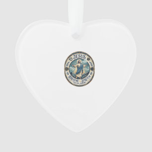 Jesus Sanfte Bewegung Wellness-Shirt Glaubensbasie Ornament