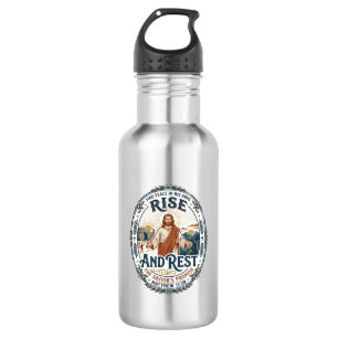 Jesus Sauerteig-Brot-Community-Shirt Glaube basier Edelstahlflasche