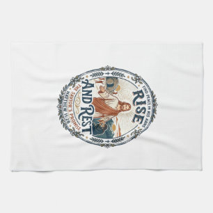 Jesus Sauerteig-Brot-Community-Shirt Glaube basier Geschirrtuch