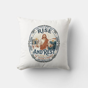 Jesus Sauerteig-Brot-Community-Shirt Glaube basier Kissen