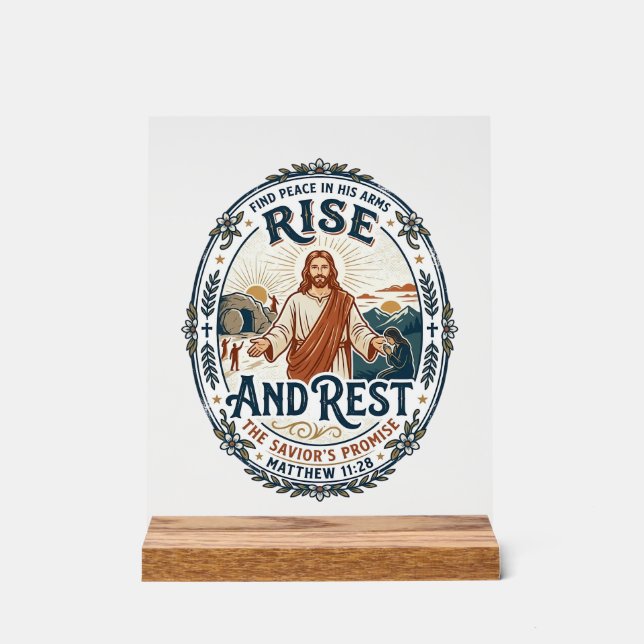 Jesus Sauerteig Brot Gemeinschaftsshirt Glaube bas Acrylschild (Vorderseite)