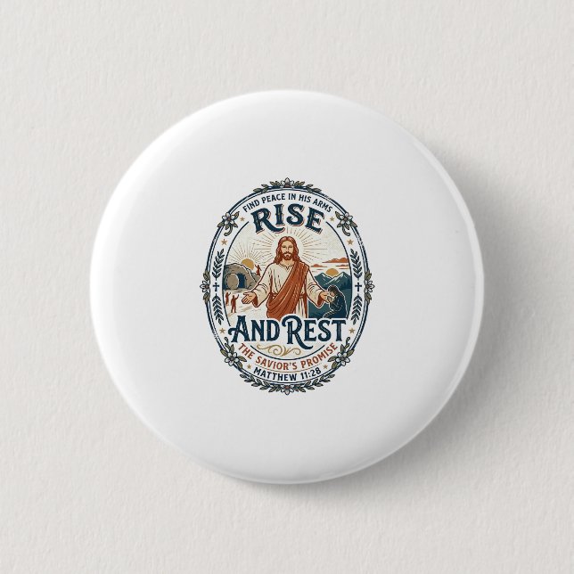 Jesus Sauerteig Brot Gemeinschaftsshirt Glaube bas Button (Vorderseite)