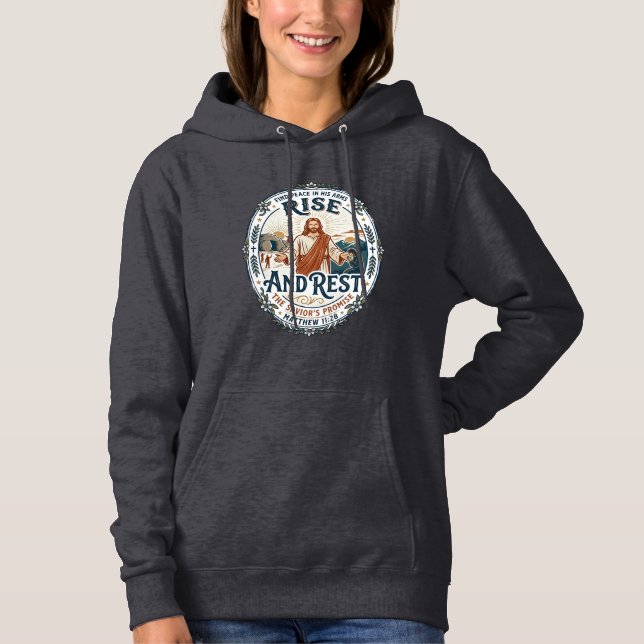 Jesus Sauerteig Brot Gemeinschaftsshirt Glaube bas Hoodie (Vorderseite)