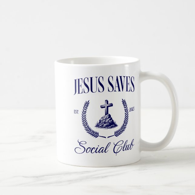 Jesus Saves Christian Women  Kaffeetasse (Rechts)