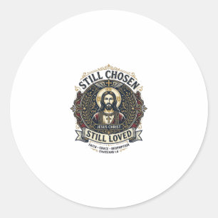 Jesus Scheidung Wiederherstellung Shirt Christlich Runder Aufkleber