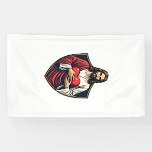 Jesus Schild Herz Vintage Gravur Shirt