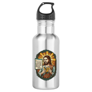 Jesus schlechter Influencer Produktbewertung Fail  Edelstahlflasche