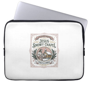 Jesus Schneekapelle Jesus Schneekapelle Christlich Laptopschutzhülle