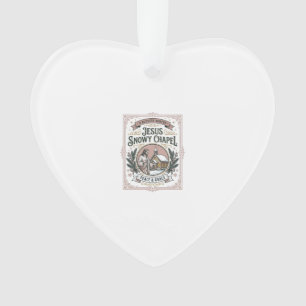 Jesus Schneekapelle Jesus Schneekapelle Christlich Ornament