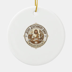 Jesus Schreibwarengeschäft Jesus Schreibwarengesch Keramik Ornament