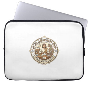 Jesus Schreibwarengeschäft Jesus Schreibwarengesch Laptopschutzhülle