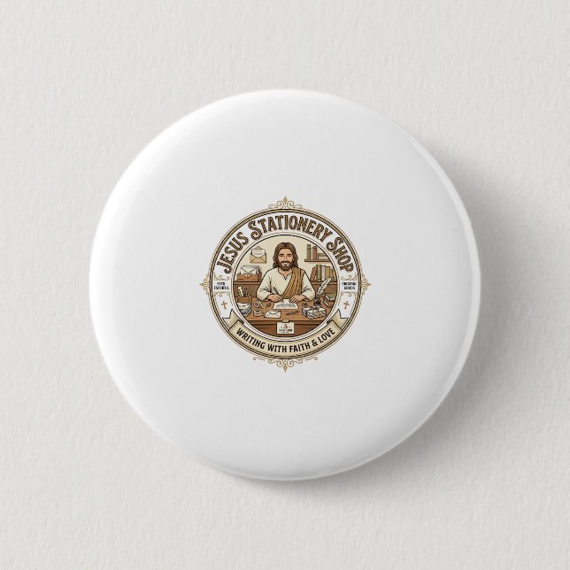 Jesus Schreibwarenladen Jesus Schreibwarenladen Ch Button (Vorderseite)