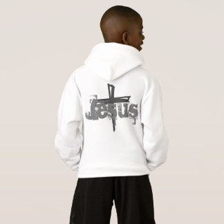 JESUS-Schrift + CROSS | Hoodie