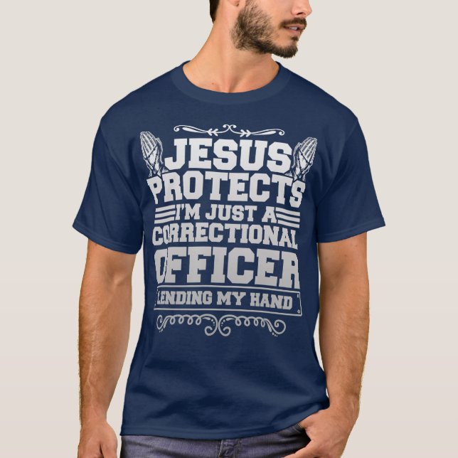 Jesus schützt IM nur als Korrektor T-Shirt (Vorderseite)