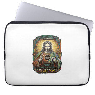 Jesus Schwarzer Bildschirm Vergessene Webcam-Abdec Laptopschutzhülle