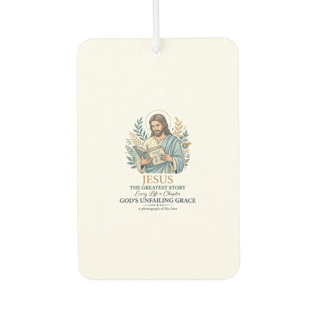 Jesus Scrapbooking Erinnerung Bewahren Mutter Vint Autolufterfrischer (Vorderseite)