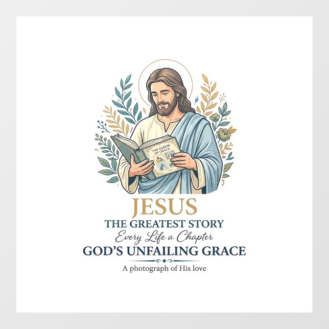 Jesus Scrapbooking Erinnerung Bewahren Mutter Vint Fensteraufkleber (Blatt)