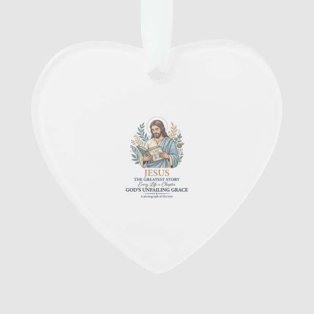 Jesus Scrapbooking Erinnerung Bewahren Mutter Vint Ornament (Vorderseite)