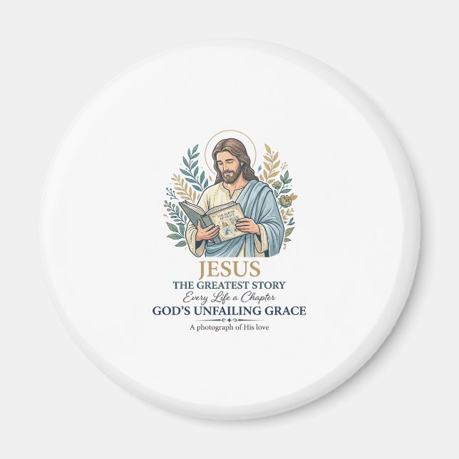 Jesus Scrapbooking Erinnerung Bewahrung Mutter Vin Magnet (Vorne)