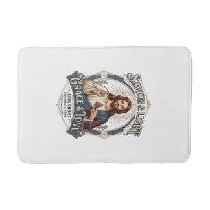 Jesus Second-Hand-Laden Vintage-Jagd-Grafik-T-Shir Badematte