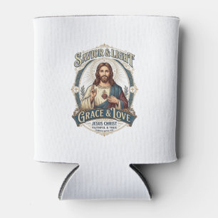 Jesus Second-Hand-Laden Vintage-Jagd-Grafik-T-Shir Dosenkühler