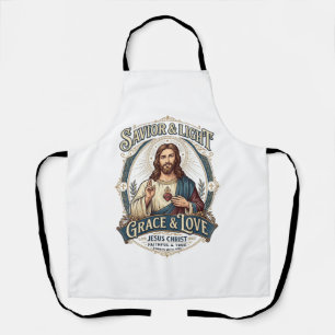 Jesus Second-Hand-Laden Vintage-Jagd-Grafik-T-Shir Schürze