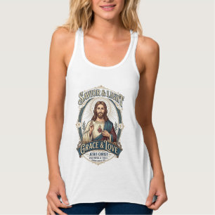 Jesus Second-Hand-Laden Vintage-Jagd-Grafik-T-Shir Tank Top