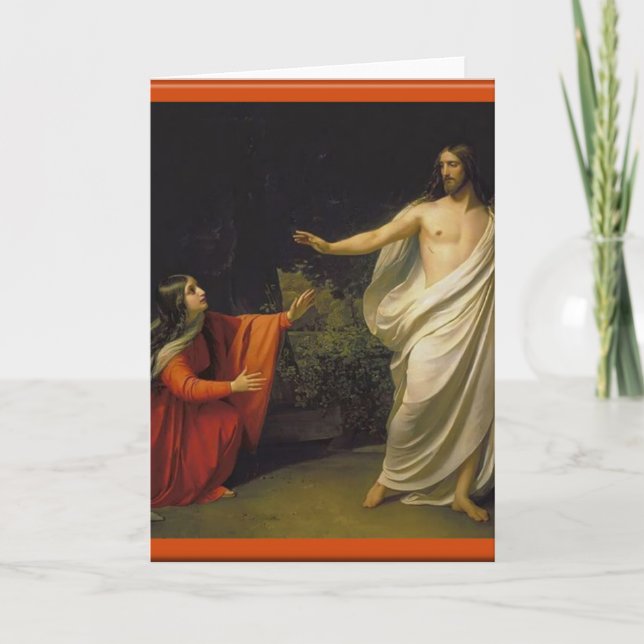 JESUS-SEGEN FEIERTAGSKARTE (Vorderseite)