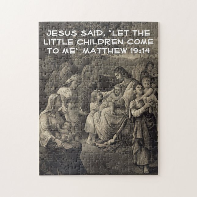 Jesus-Segen-Rätsel Puzzle (Vertikal)
