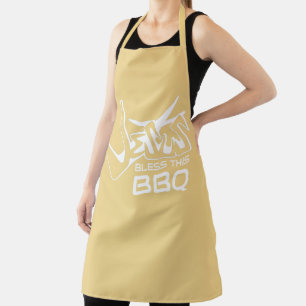 Jesus segne diese GRILLEN Schürze