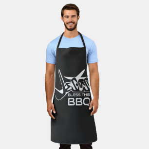 Jesus segne diese GRILLEN Schürze