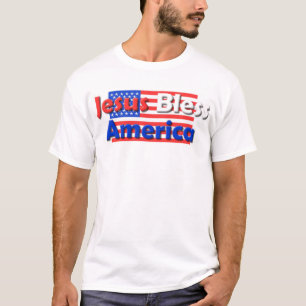 Jesus segnen Amerika T-Shirt