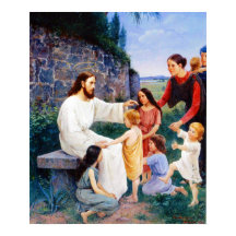 Jesus segnet die Kinder Elin Danielson-Gambogi